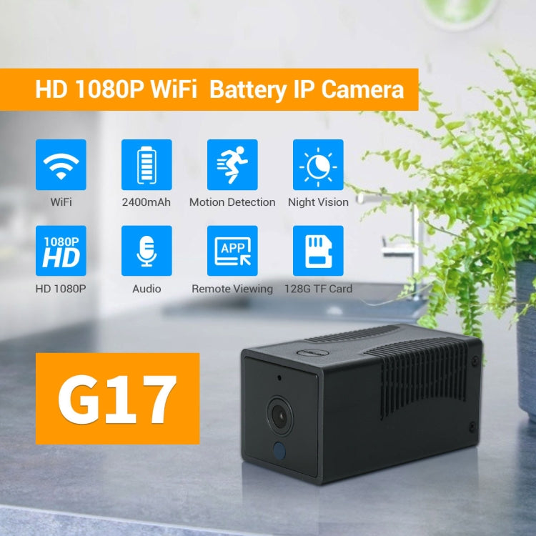 G17 2.0 Million Pixels HD 1080P Smart WiFi IP Camera, Support Night Vision & Two Way Audio & Motion Detection & TF Card, AU Plug, NC0310AU, NC0310EU, NC0310UK, NC0310US G17 2.0 Million Pixels HD 1080P Smart WiFi IP Camera, Support Night Vision & Two Way Audio & Motion Detection & TF Card, AU Plug, NC0310AU, NC0310EU, NC0310UK, NC0310US